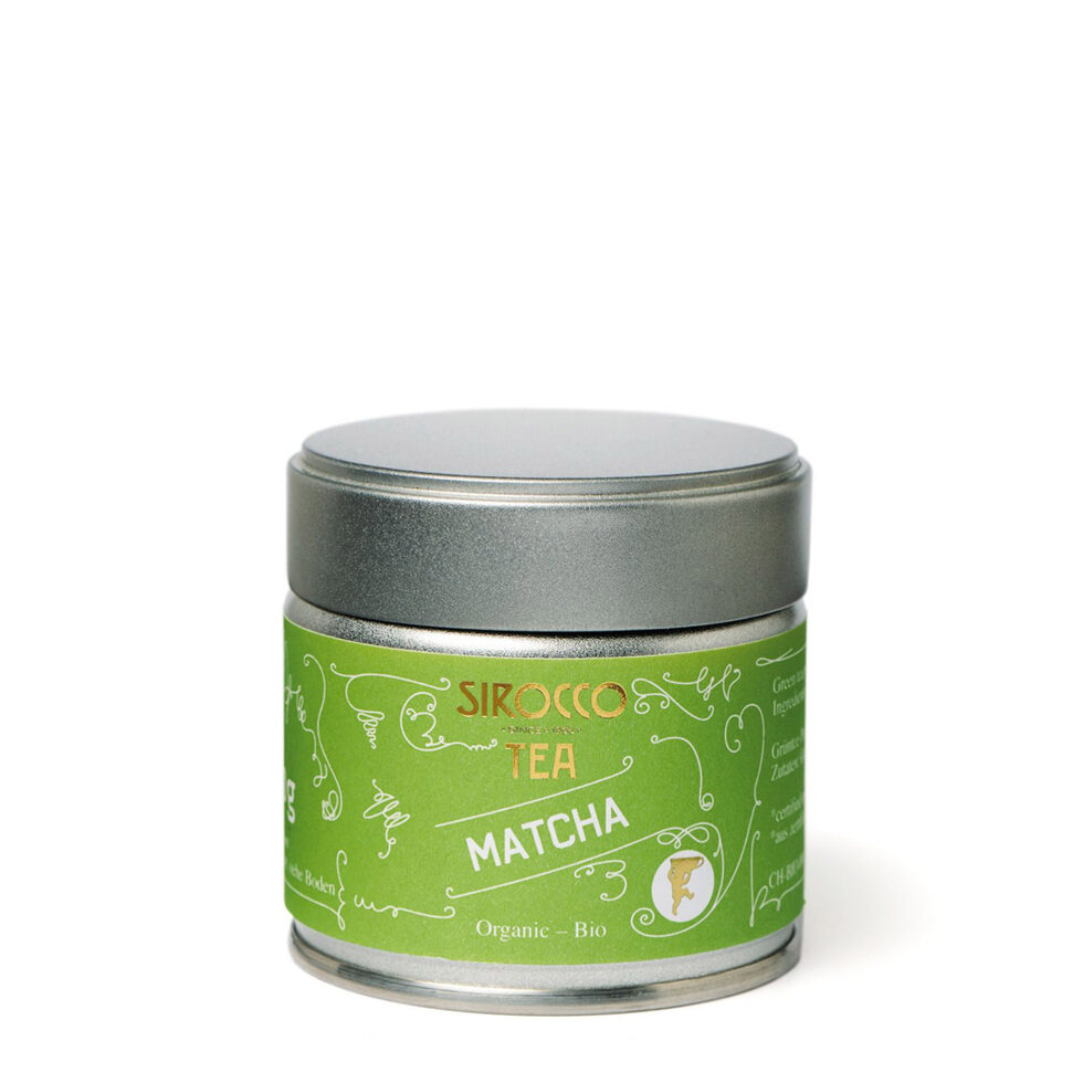 Thé SIROCCO
Poudre de thé vert bio Matcha 30 g 