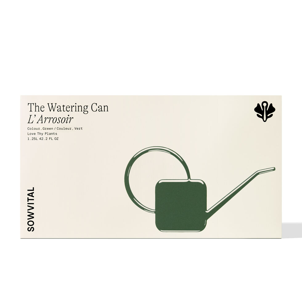 Watering can green 1.25lt 