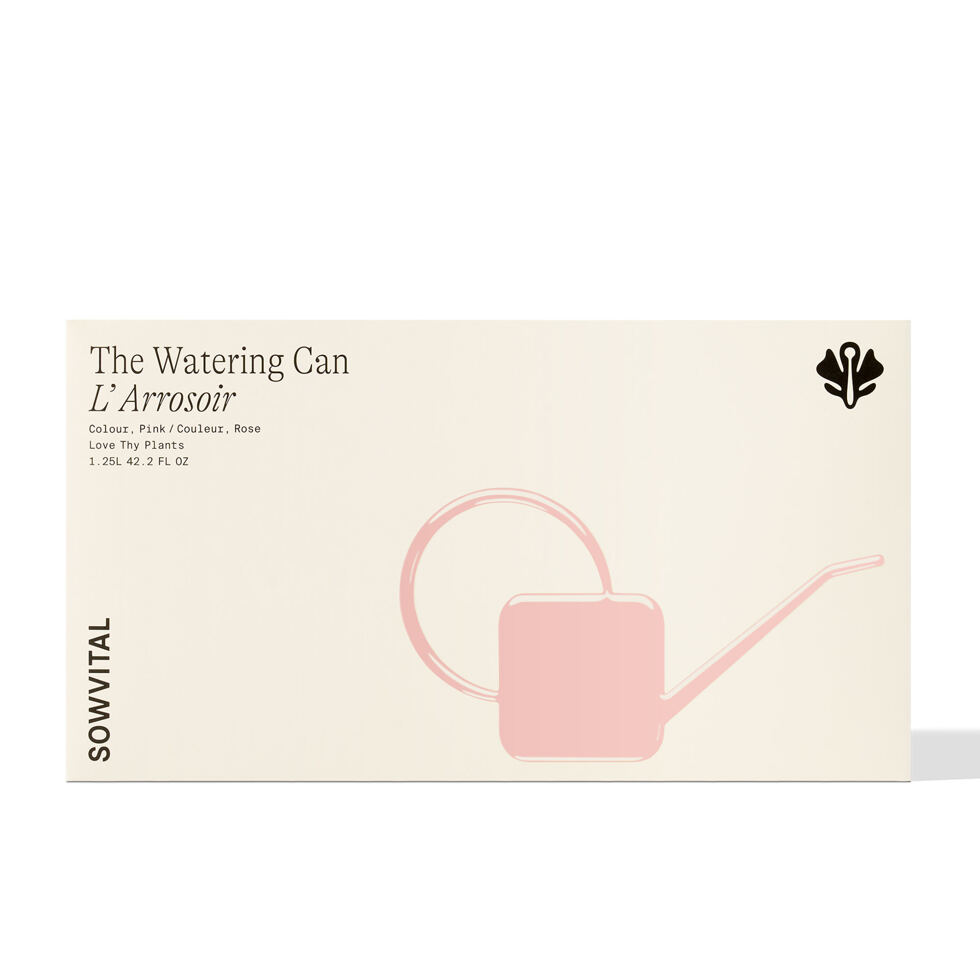 Watering can pink 1.25lt 