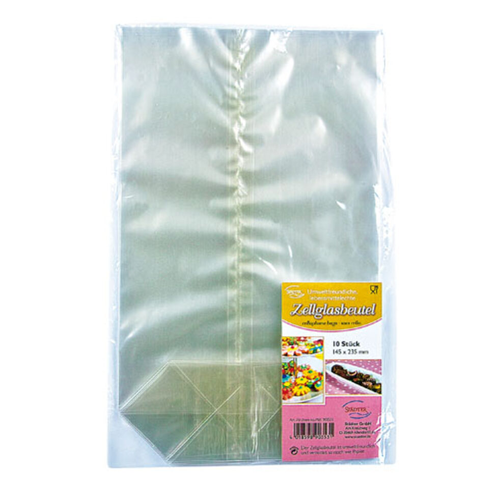 Sac en cellophane 145x235mm 10 pcs Sac en cellophane 145x235mm 10 pcs