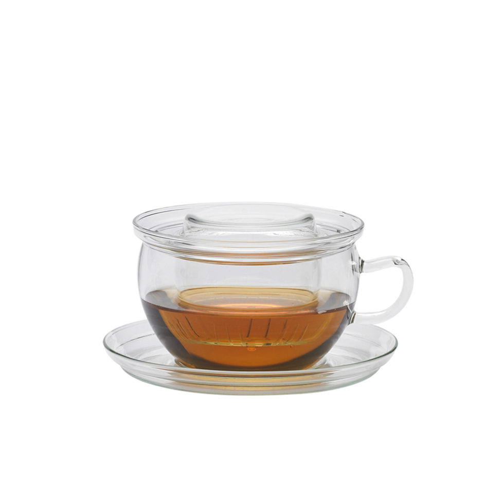 Teetasse mit Glasfilter und Untertasse 0.3 lt. Teetasse mit Glasfilter und Untertasse 0.3 lt.