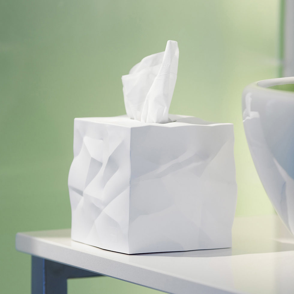 Boîte Kleenex "Wipy" blanc
carré 