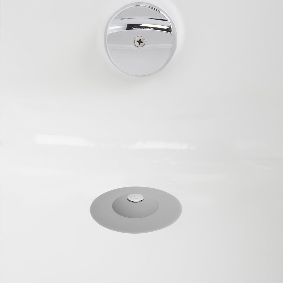 Crépine de drainage / fermeture Flex gris 