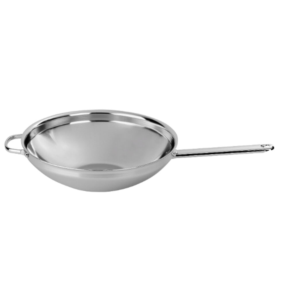 Wok rond avec poignée
36 cm Wok rond avec poignée
36 cm