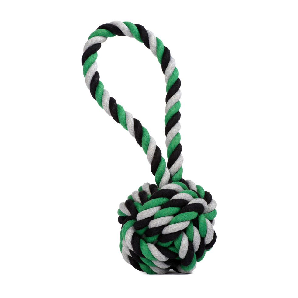 Dog toy slingshot ball
green/black Dog toy slingshot ball
green/black