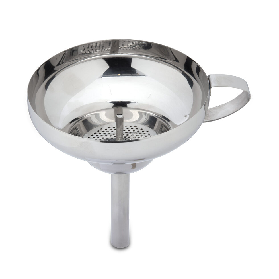 Funnel with sieve Funnel with sieve