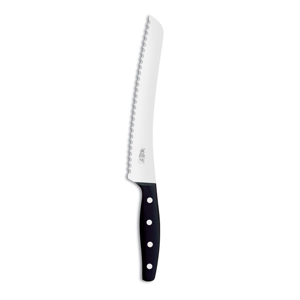 Couteau à pain pour gauchers et droitiers
22.5 cm noir Couteau à pain pour gauchers et droitiers
22.5 cm noir